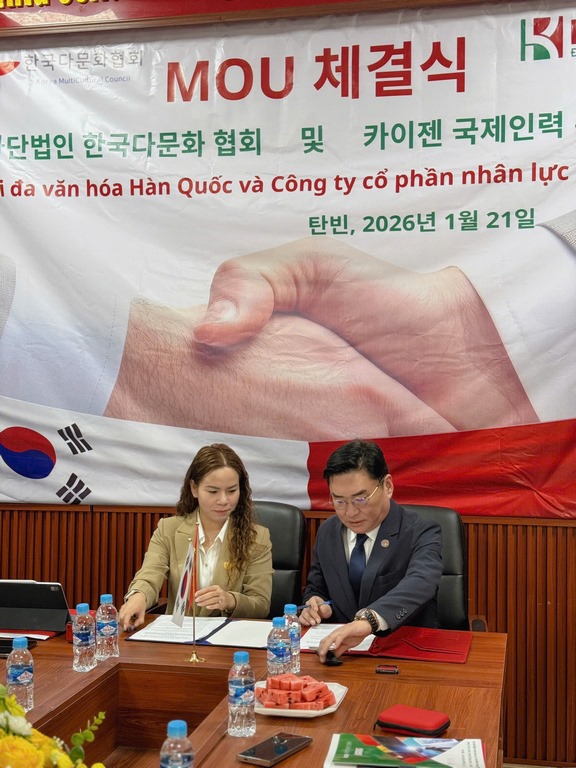 kaizenvn.vn LỄ KÝ KẾT MOU GIỮA CPNL QUỐC TẾ KAIZEN & HIỆP HỘI ĐA VĂN HOÁ HÀN QUỐC 2026